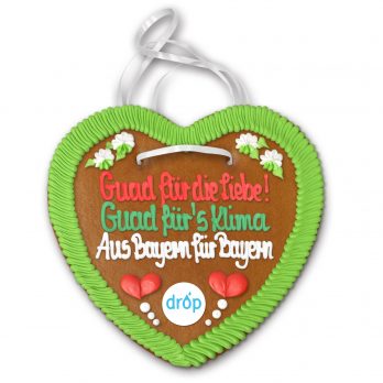 Lebkuchenherz  50 x 50 cm mit Logo und Schrift nach Kundenwunsch 1 Stück