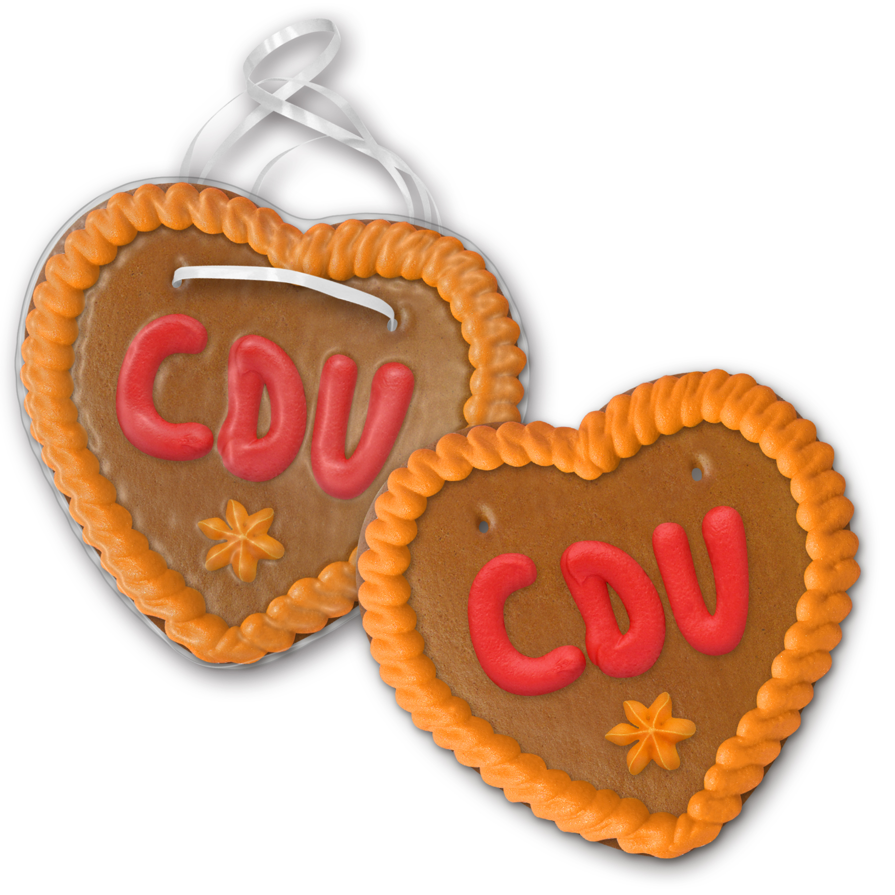 Lebkuchenherz 10 x 10 cm mit Beschriftung nach Kundenwunsch 50 Stück – Bild 9