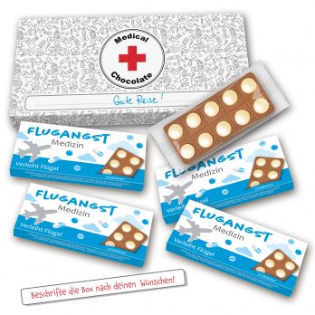 Flug Angst Medizin 4x " Tabletten verleihen Flügel " 120g