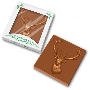 Schokoladentafel 50g " Platzhirsch "