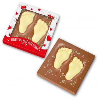 Schokoladentafel 50g " Willst Du mit mir gehen? "