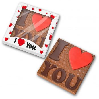 Schokoladentafel 50g " I Love You "