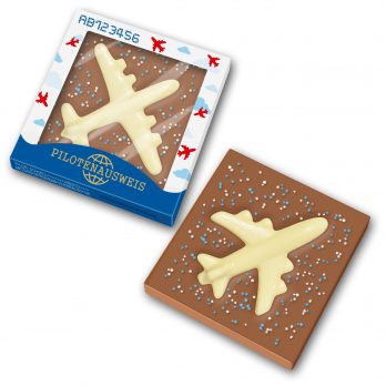 Schokoladentafel 50g " Pilotenausweis "