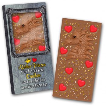 Schokoladentafel 140g " Wahre Prinzen... "