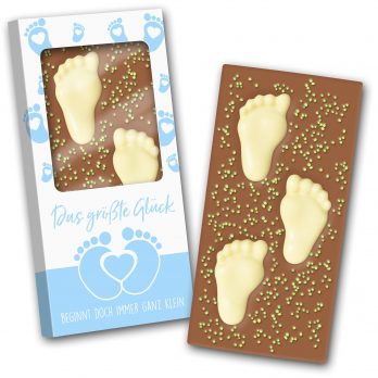 Schokoladentafel 140g " Das größte Glück.... Bub "