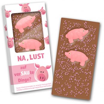 Schokoladentafel 140g " Lust auf.... "