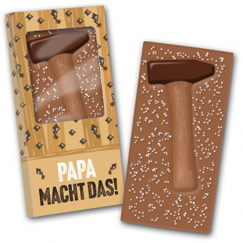 Schokoladentafel 140g " Papa macht das "