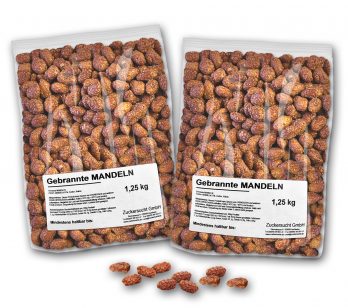 Gebrannte Mandeln 2,5 kg von Hand gebrannt.