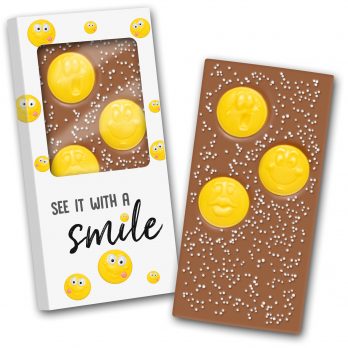 Schokoladentafel 140g  " Smile "