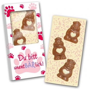 Schokoladentafel 140g  " Bärchen "