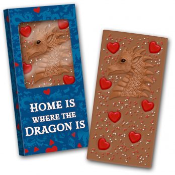 Schokoladentafel 140g  " Home is... "