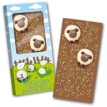 Schokoladentafel 140g " Schafe zählen "