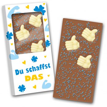 Schokoladentafel 140g " Du schaffst DAS "