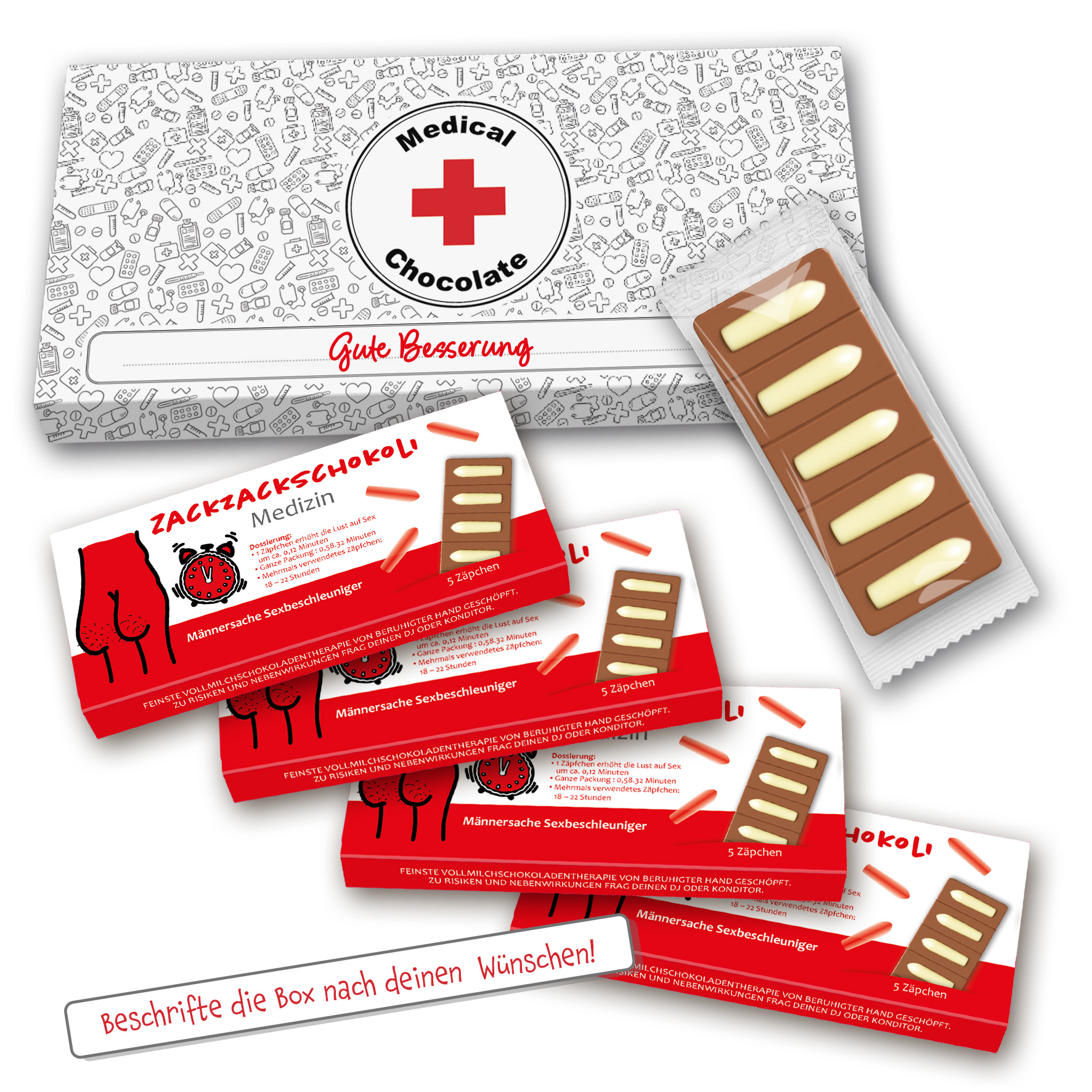 Zack Zack Medizin 4x " Sexbeschleuniger " 120g