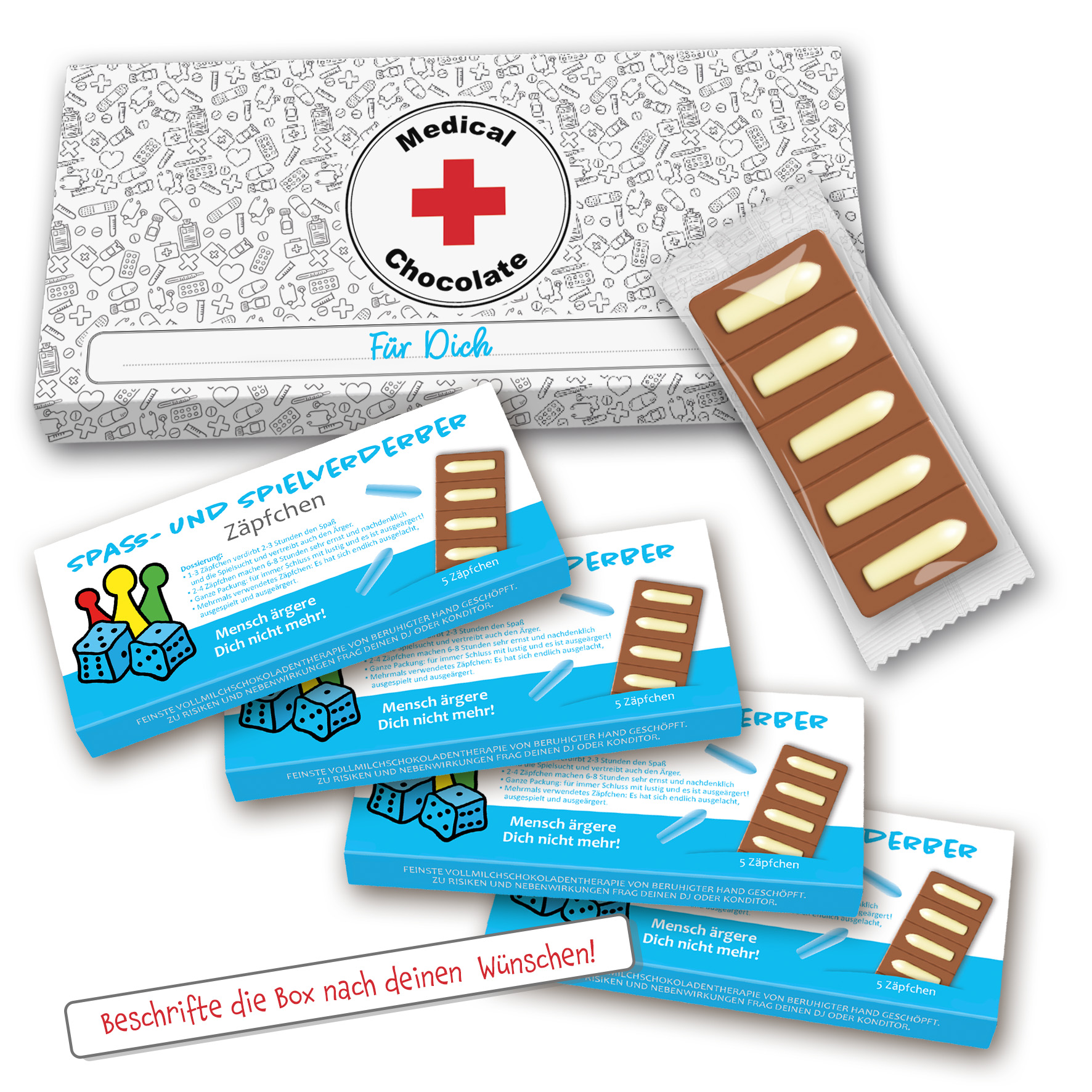 Spiel - und Spaßverderber Zäpfchen 4x 120g