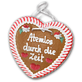 Lebkuchenherz Liebe " 1 " beschriftet 24cm / 240g / 1 Stück