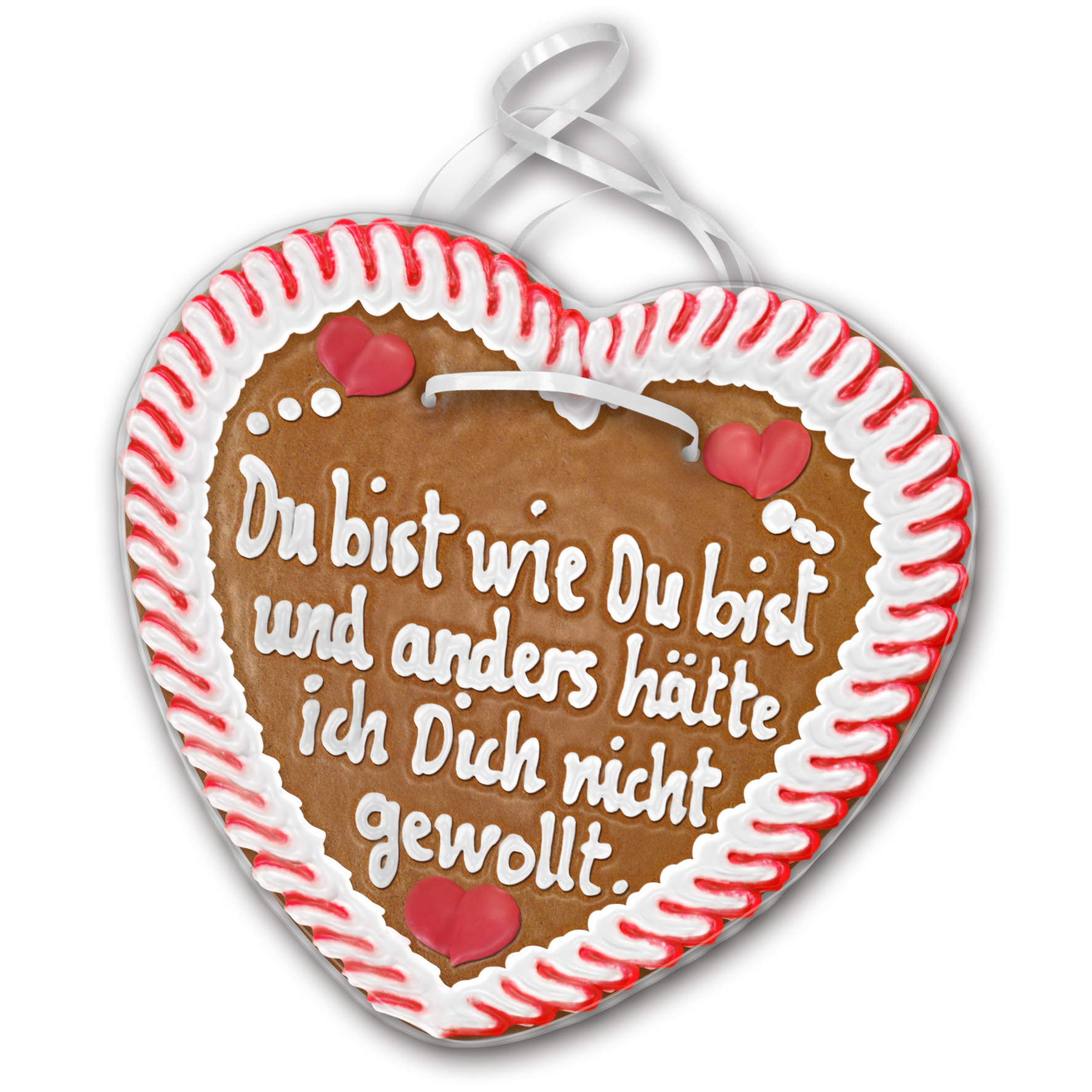 Lebkuchenherz Liebe " 8 " beschriftet 24cm / 240g / 1 Stück