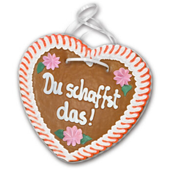 Lebkuchenherz Gesundheit" 11 " beschriftet 24cm / 240g / 1 Stück